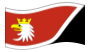 Warminsko-Mazurskie (Varmia-Mazuria)-Bandiera sventolante
