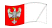 Wielkopolska (Grande Polonia)-Bandiera sventolante
