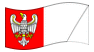 Wielkopolska (Grande Polonia)-Bandiera sventolante