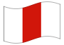 Bandiera animata Pomerania occidentale (Zachodniopomorskie)