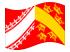 Alsazia (Alsace)-Bandiera sventolante