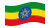 Etiopia-Bandiera sventolante