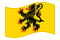 Nord-Pas-de-Calais-Bandiera sventolante