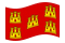 Poitou-Charentes-Bandiera sventolante