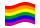 Arcobaleno-Bandiera sventolante