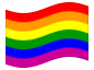 Bandiera animata Arcobaleno