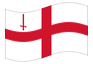 Bandiera animata Londra