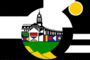 Grafica della bandiera Tshwane (Comune metropolitano di Tshwane)