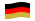 Germania (nero-rosso-oro)-Bandiera sventolante