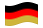 Germania (nero-rosso-oro)-Bandiera sventolante