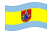 Saterland (Seelterlound)-Bandiera sventolante