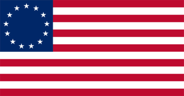 Bandiera Stati Confederati d'America (Betsy Ross) (1776-1795)