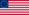 Betsy Ross (USA 1777-1795)-Bandiera rettangolare