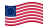 Betsy Ross (USA 1777-1795)-Bandiera sventolante