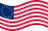 Bandiera Betsy Ross (USA 1777-1795) statica