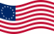Bandiera Betsy Ross (USA 1777-1795) statica