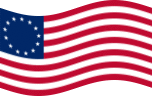 Bandiera Betsy Ross (USA 1777-1795) statica