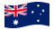 Australia-Bandiera sventolante