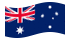 Australia-Bandiera sventolante