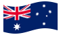 Australia-Bandiera sventolante