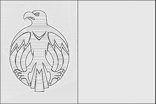 Contorno della bandiera Kirowohrad da colorare