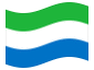 Bandiera animata Sierra Leone