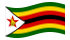 Zimbabwe-Bandiera sventolante