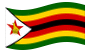 Zimbabwe-Bandiera sventolante