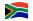 Sudafrica-Bandiera sventolante