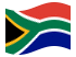 Sudafrica-Bandiera sventolante