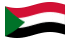 Sudan-Bandiera sventolante