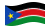 Sud Sudan-Bandiera sventolante
