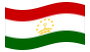 Tagikistan-Bandiera sventolante