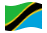 Tanzania-Bandiera sventolante