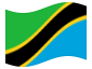 Bandiera animata Tanzania