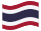 Bandiera animata Thailandia