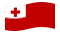 Tonga-Bandiera sventolante