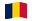 Chad-Bandiera sventolante