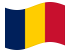Chad-Bandiera sventolante