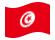 Tunisia-Bandiera sventolante