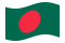 Bangladesh-Bandiera sventolante