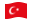 Turchia-Bandiera sventolante