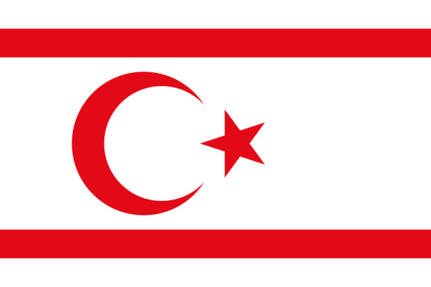 Bandiera Repubblica turca di Cipro del Nord