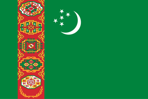 Bandiera Turkmenistan