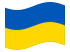 Ucraina-Bandiera sventolante