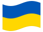 Bandiera animata Ucraina