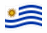 Uruguay-Bandiera sventolante