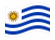 Uruguay-Bandiera sventolante