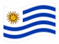 Bandiera animata Uruguay