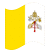 Città del Vaticano / Stato della Città del Vaticano-Bandiera sventolante